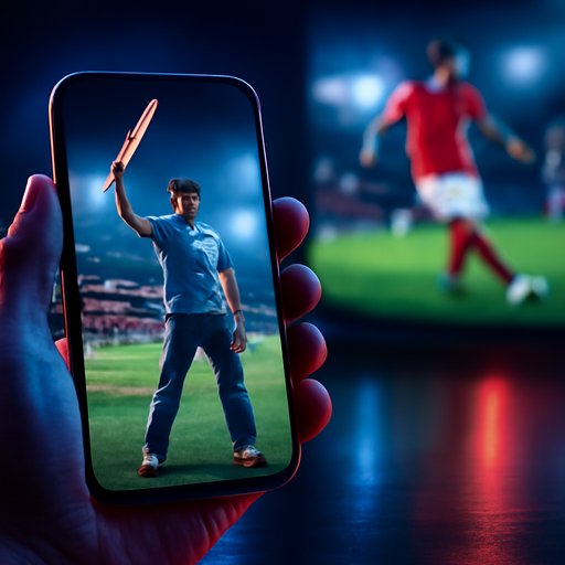 fg66 cricketer raising bat in stadium